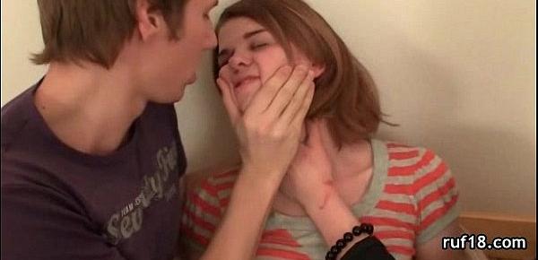  Kinky teen gaped hardcore!!